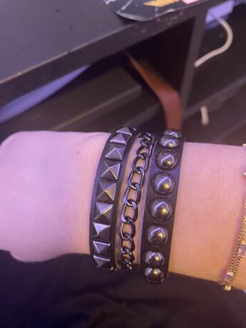 Punk Cuff Bracelet Retro Rock Wristband