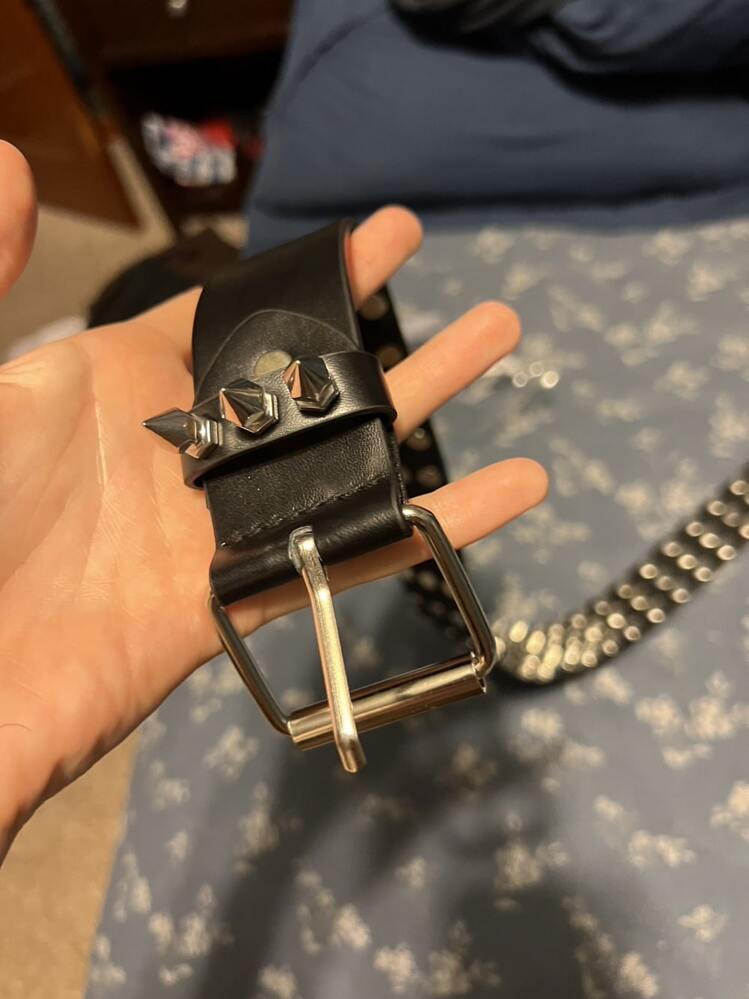 Gothic Punk Spiked Belt