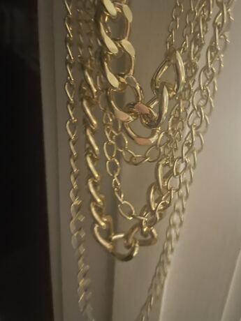 Layered Gold Chunky Necklace