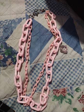 Strawberry Pink Pants Chain