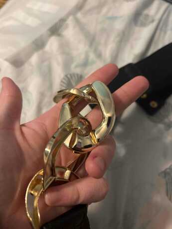 Chain Stretch Gold Silver Belt