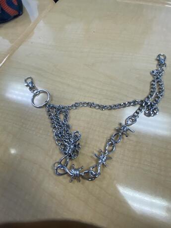 Barbed Wire Wallet Chain