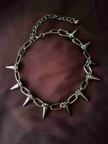 Spiked Choker Necklace