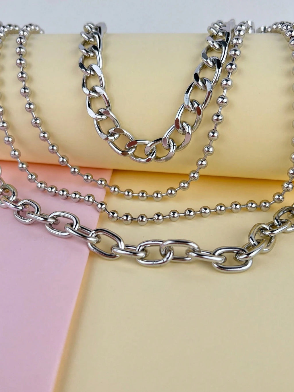 Layered 4 Row Pants Chain