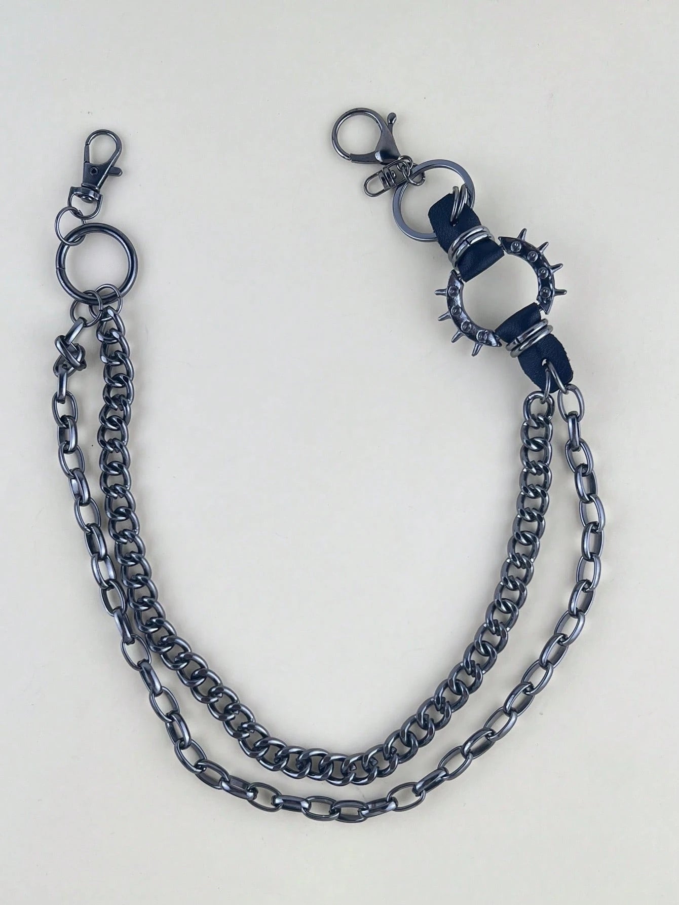 Spiked O Ring Pants Chain