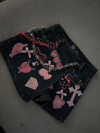 Spiked Barbed Wire Wallet Chain