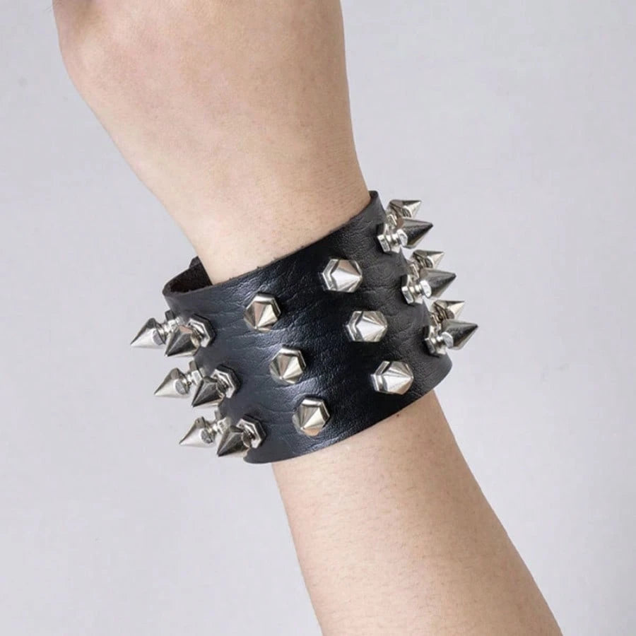 Rock Spiked Bracelet