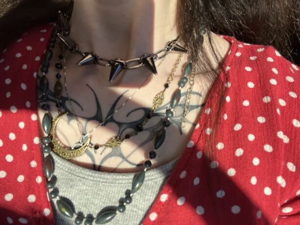 Spiked Choker Necklace