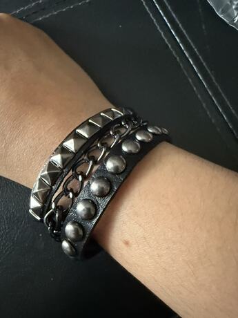 Punk Cuff Bracelet Retro Rock Wristband