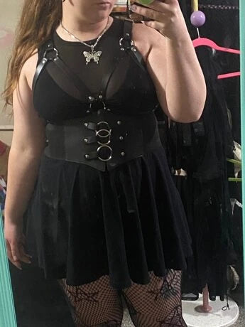 O Ring Corset Harness Belt
