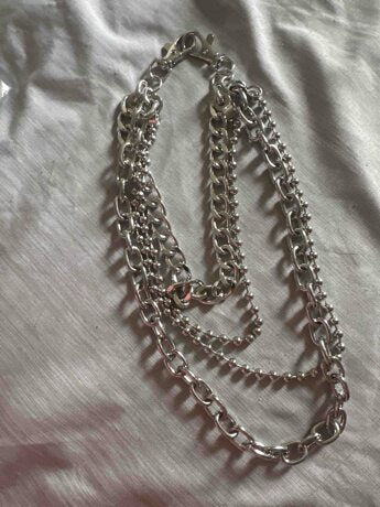 Layered 4 Row Pants Chain