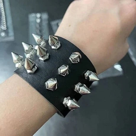 Rock Spiked Bracelet