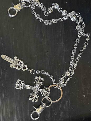CH Cross Silver Pants Chain