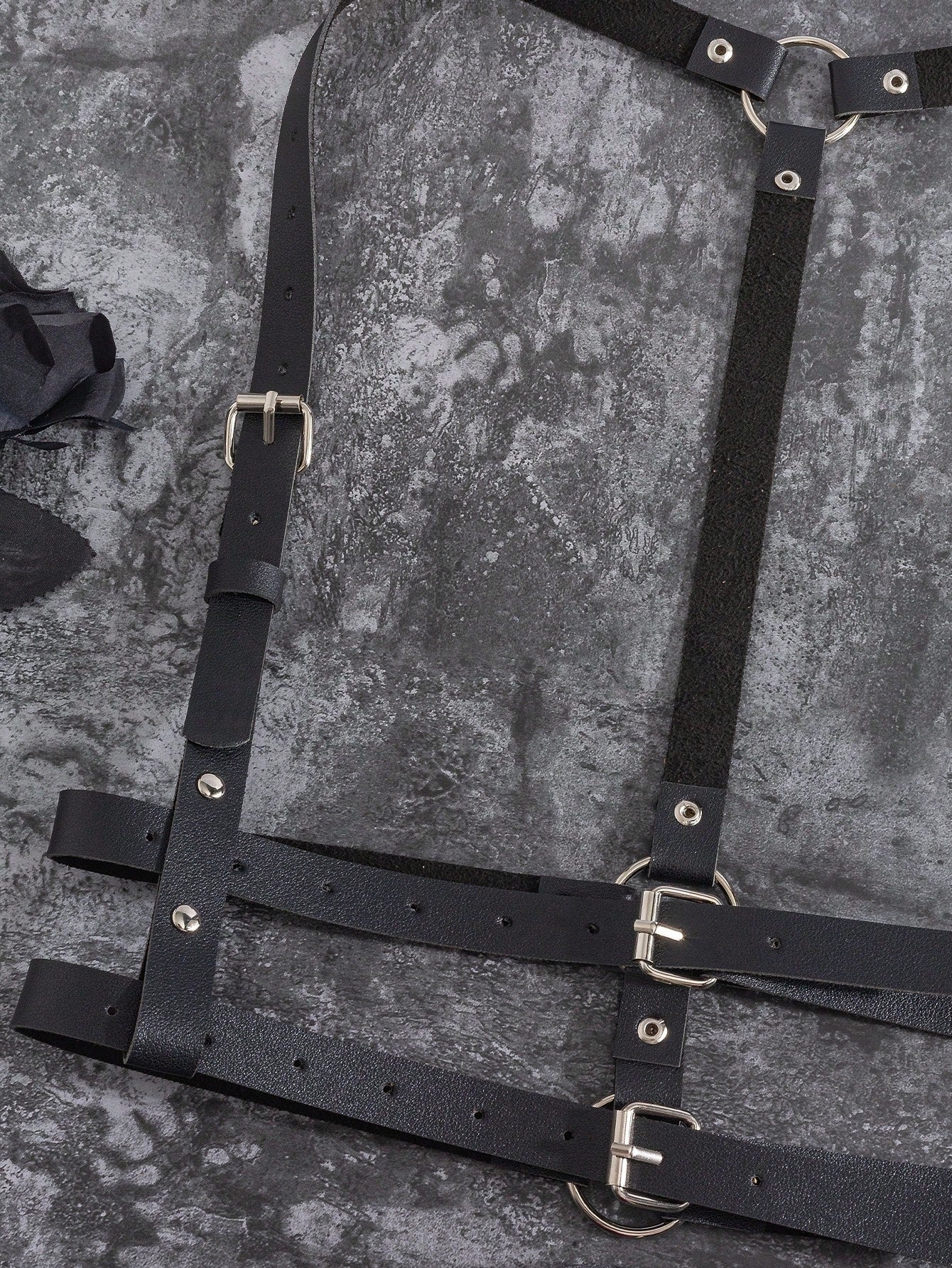 Vegan Leather Suspenders