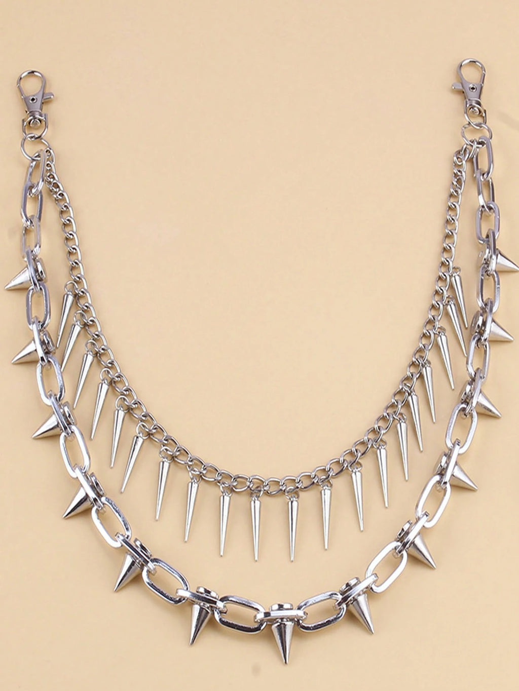 Spiked Goth Wallet Chain