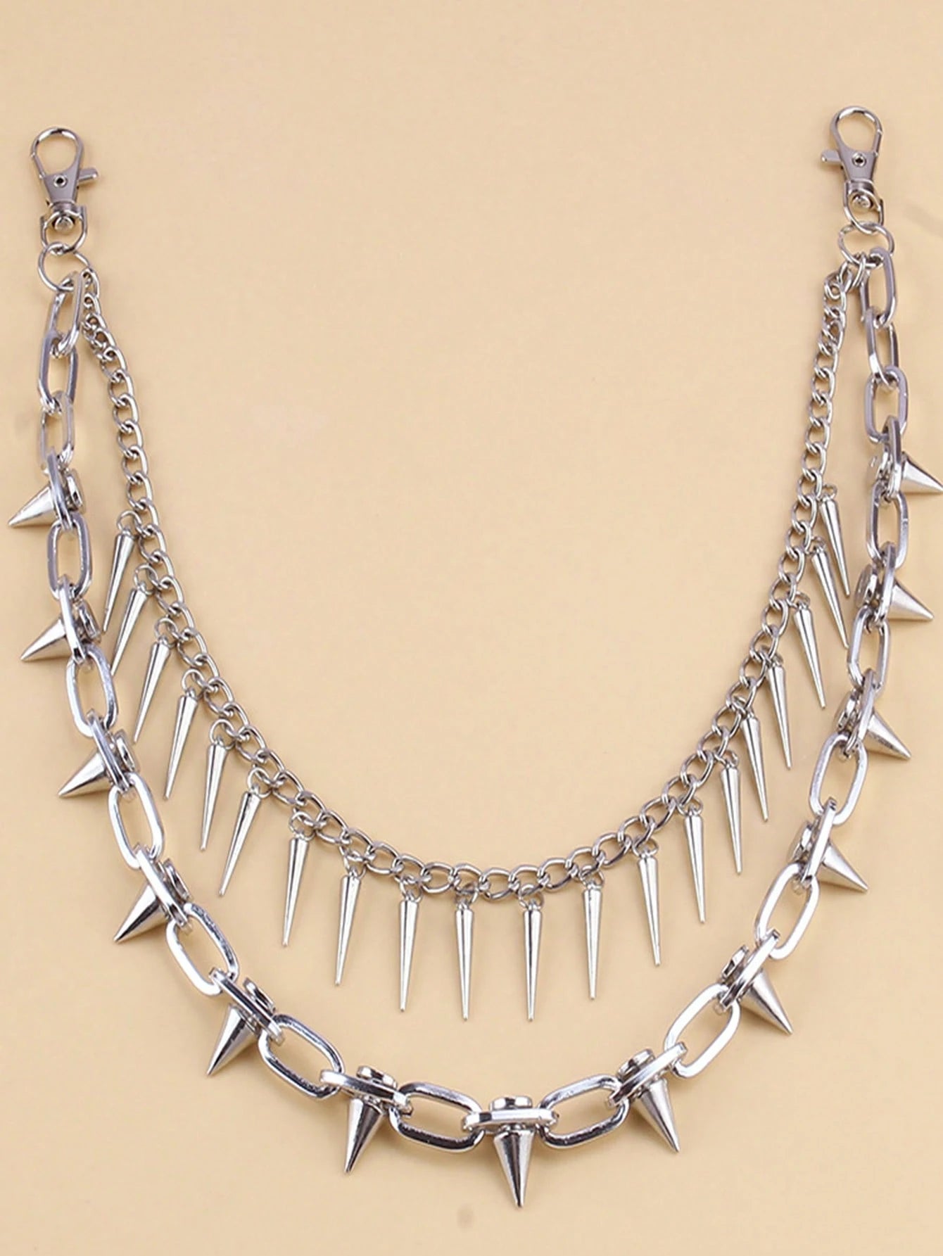 Spiked Goth Wallet Chain