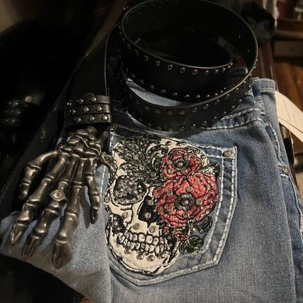 Skeleton Hand Belt