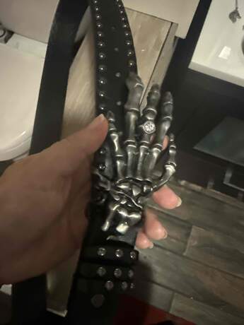 Skeleton Hand Belt