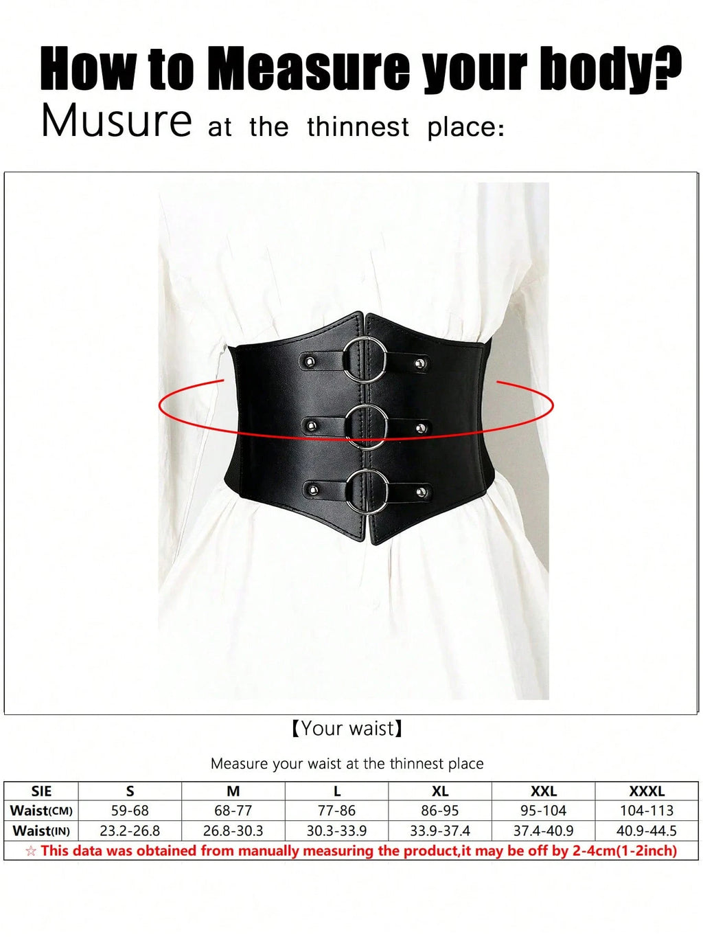 O Ring Corset Harness Belt