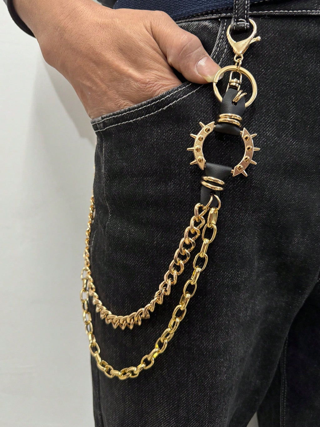 Bronze Vintage Wallet Chain