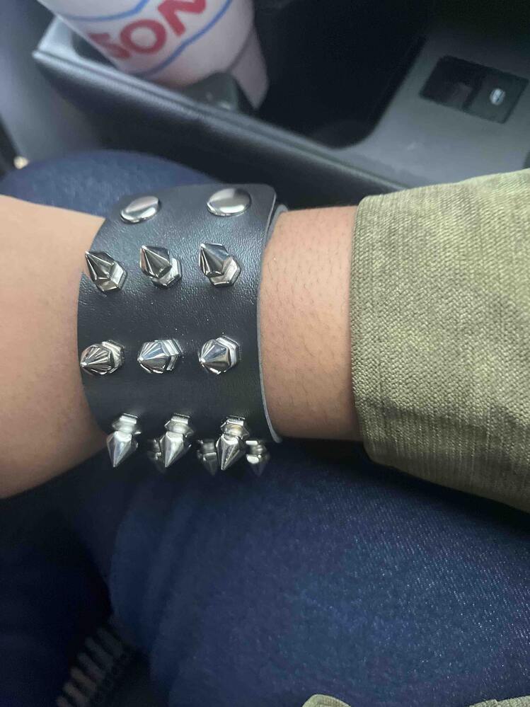 Rock Spiked Bracelet
