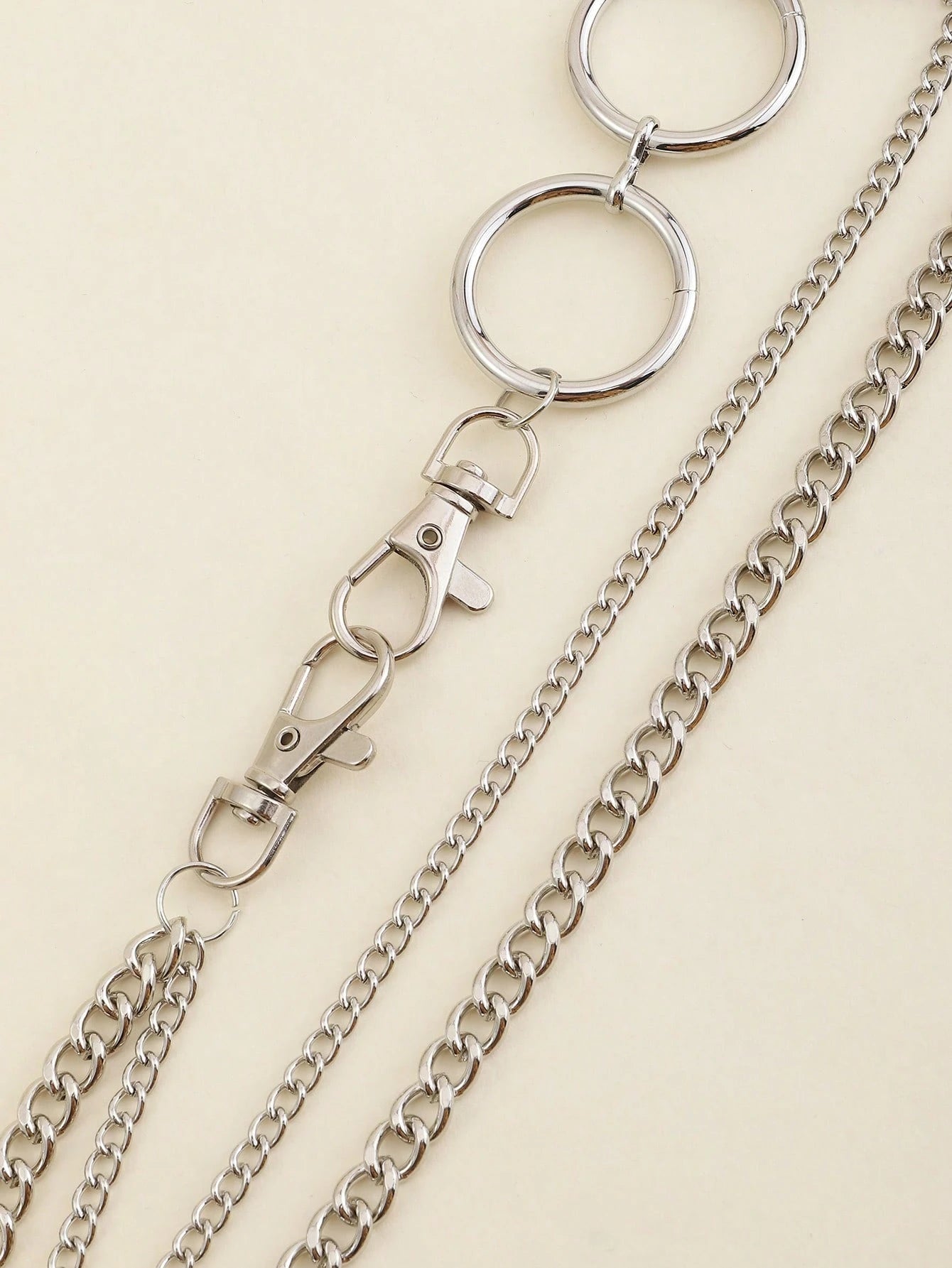 Gothic O Ring Layered Pants Chain