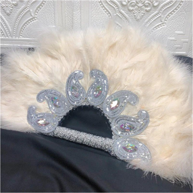 Feather Bridal Fan