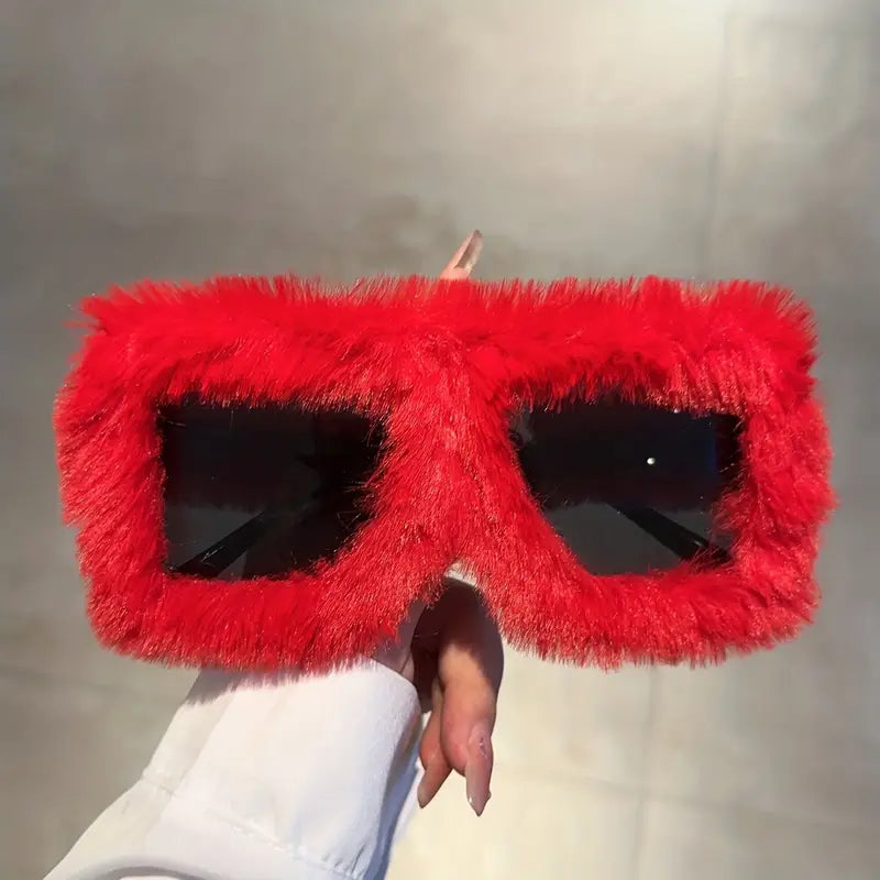 Fur Winter Sunglasses