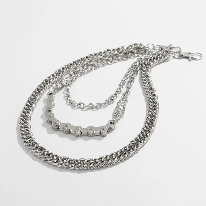 Bike Skull Wallet Chain
