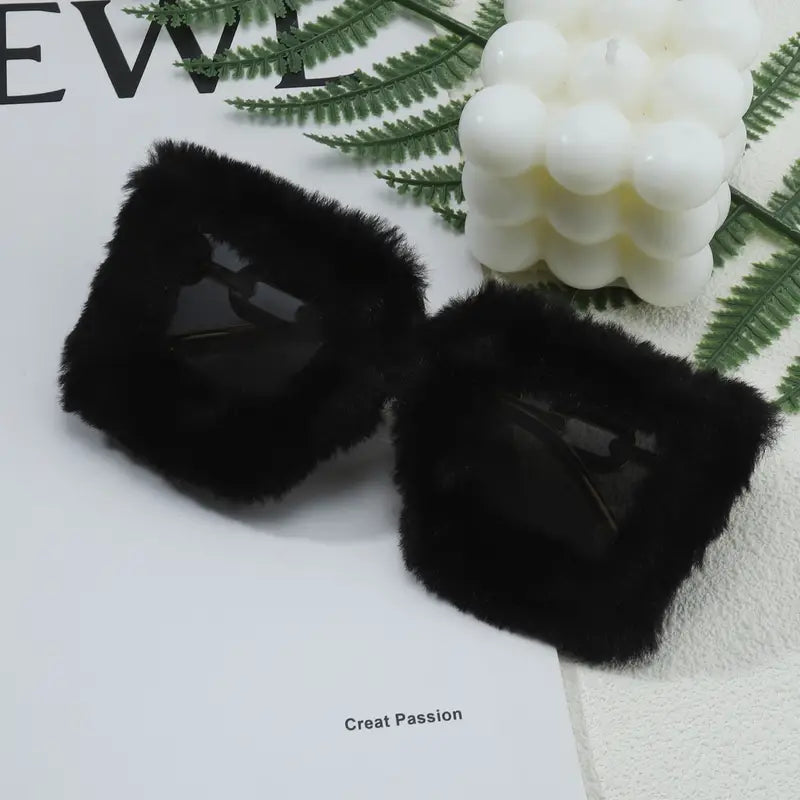 Fur Winter Sunglasses