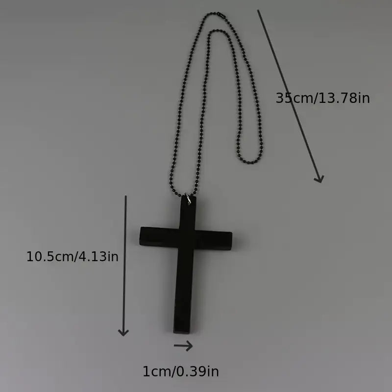 Cross Wooden Necklace