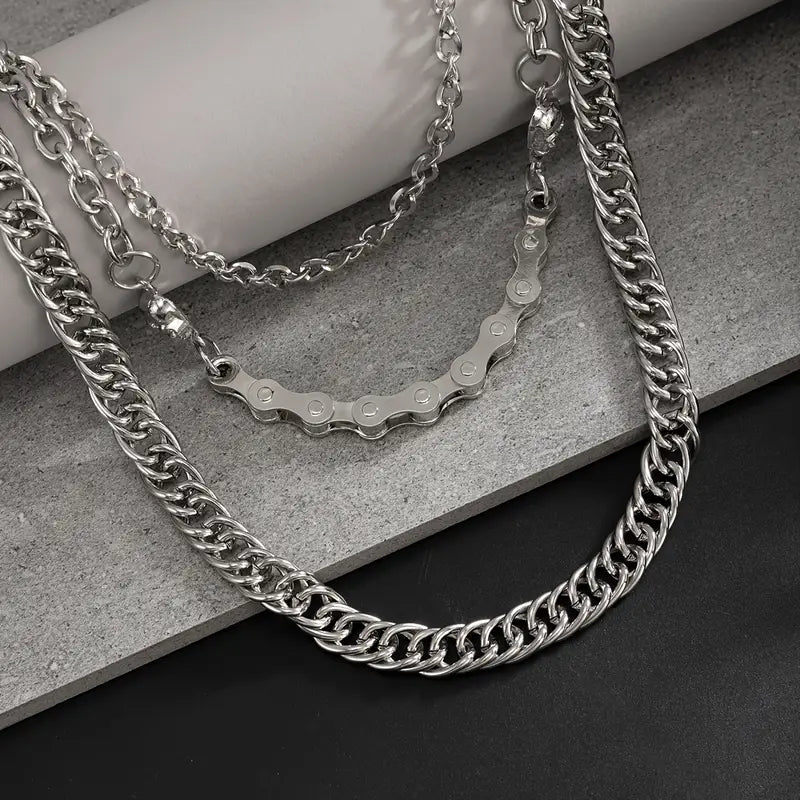 Bike Skull Wallet Chain