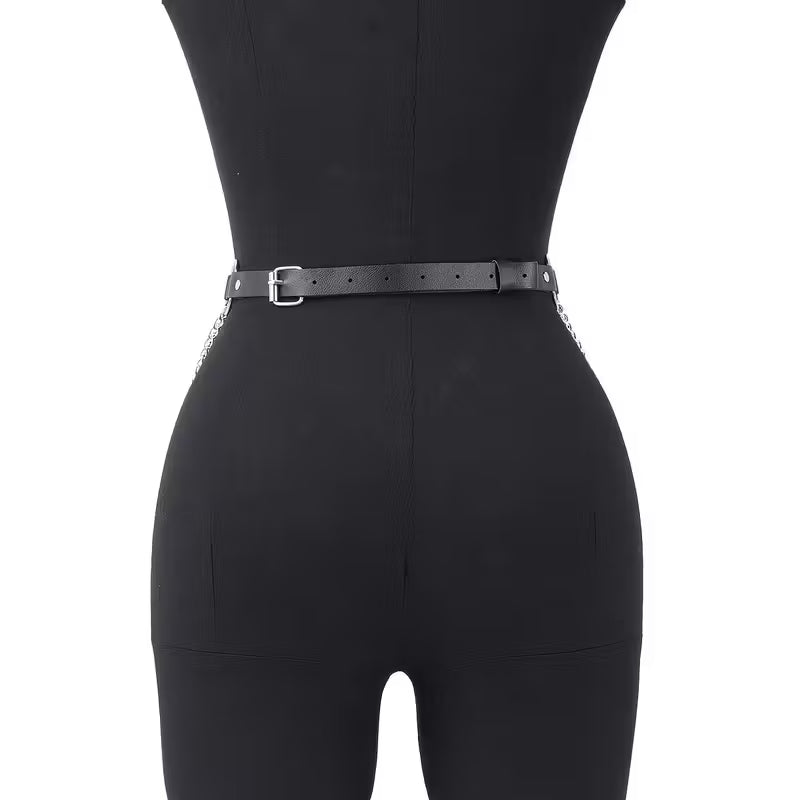 Emo Star Astrology Chain Mail Belt