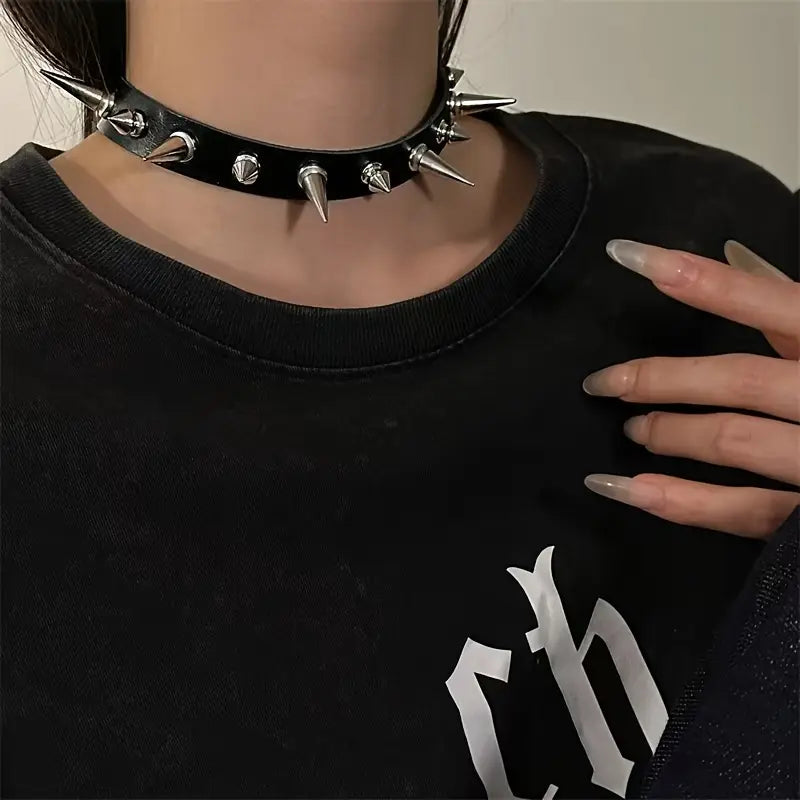 Spiked Gothic Choker