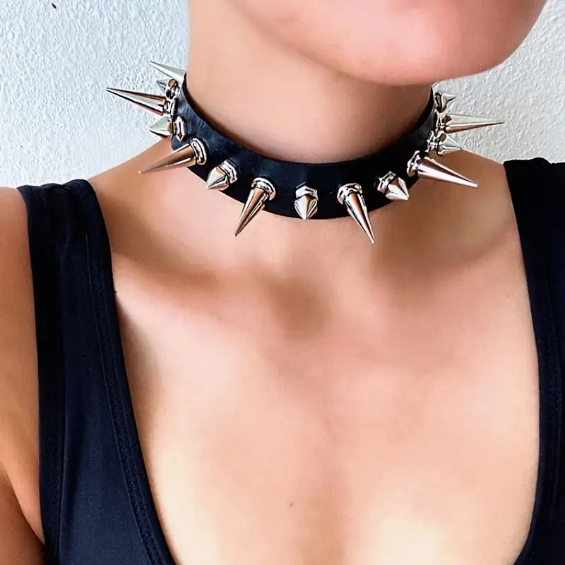Spiked Gothic Choker