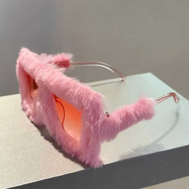 Fur Winter Sunglasses