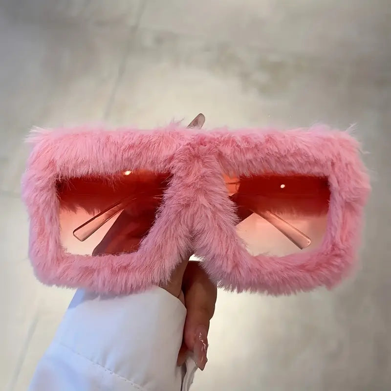 Fur Winter Sunglasses