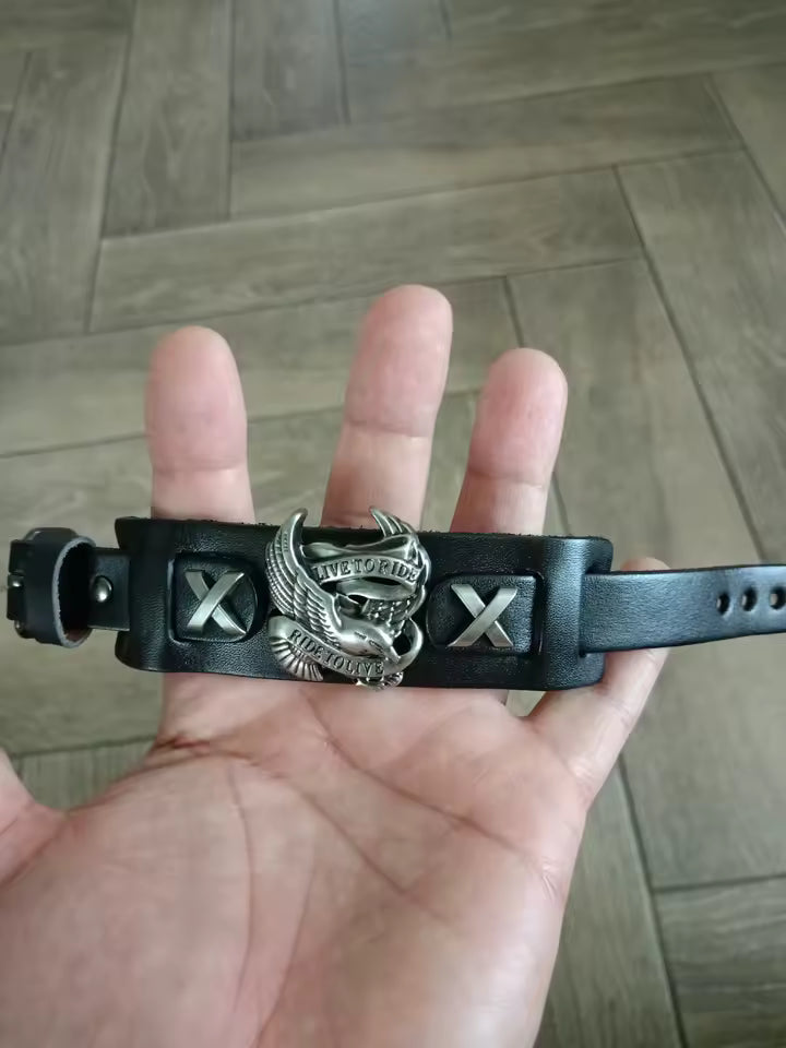 Eagle Biker Bracelet