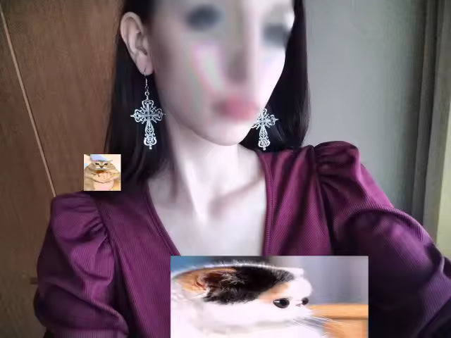 Cross Minimal Earrings