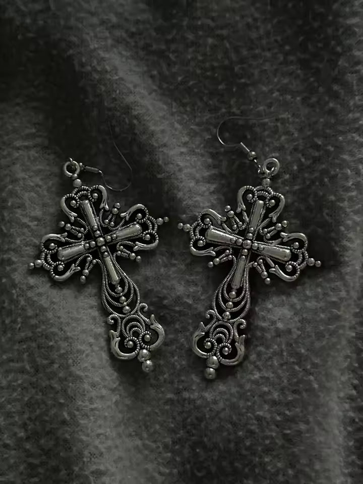 Cross Minimal Earrings