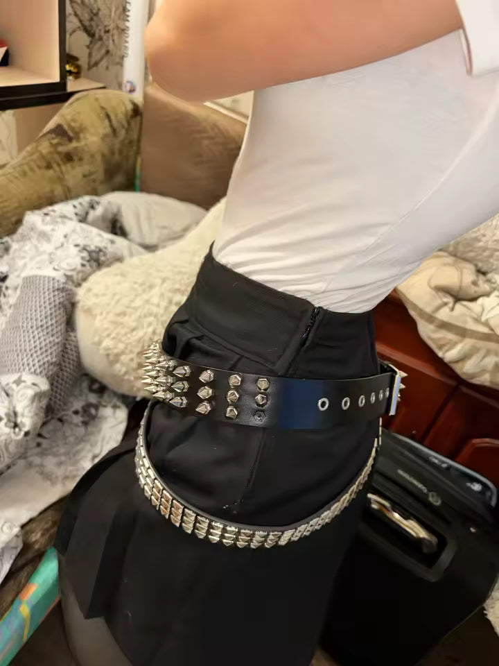 Gothic Punk Spiked Belt