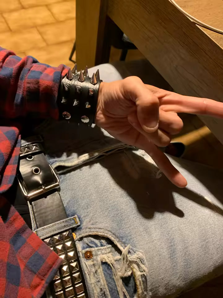 Rock Spiked Bracelet