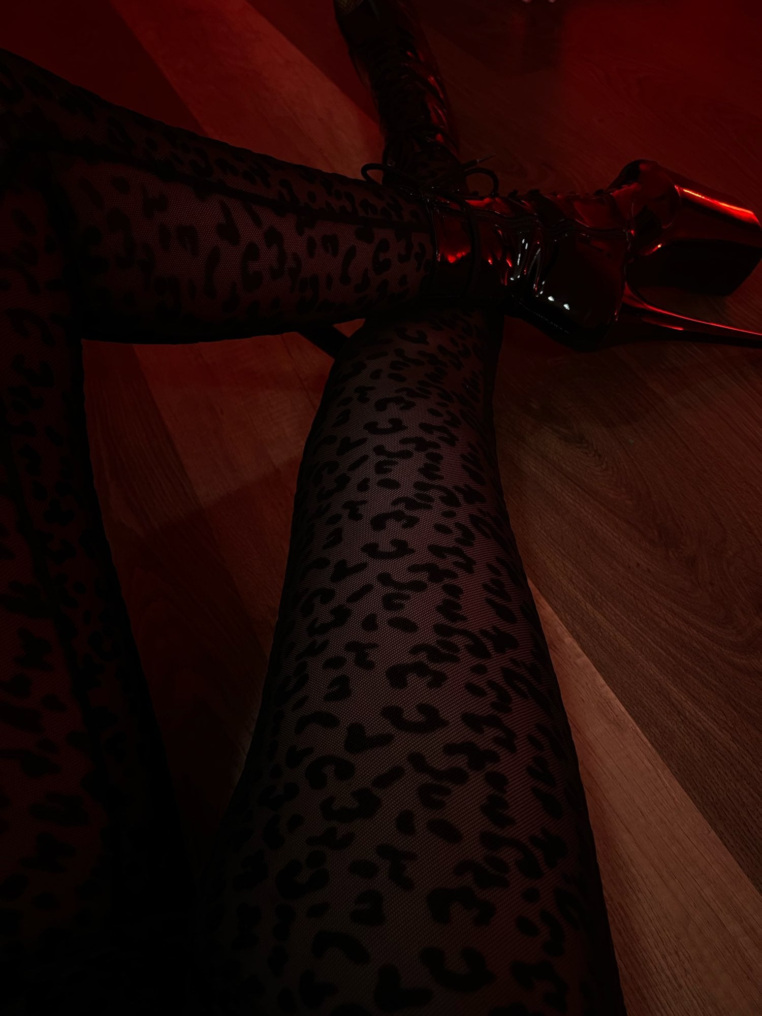 Black Leopard Jumpsuit