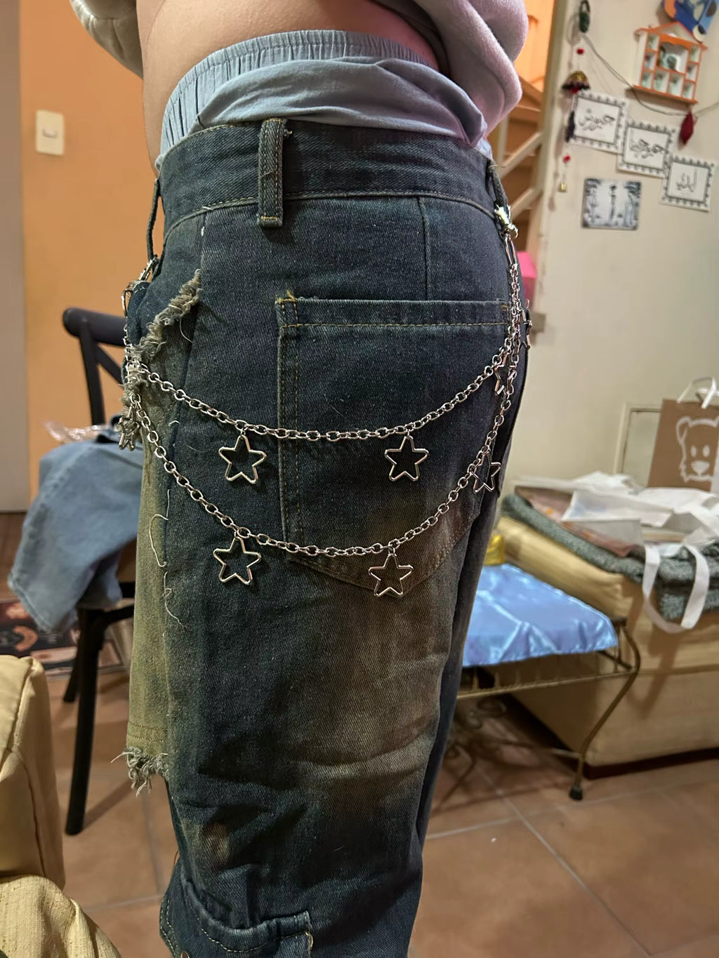 Star Astrology Wallet Chain