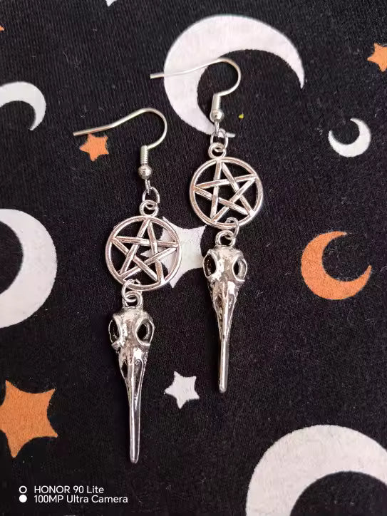 Plague Doctor Star Earrings