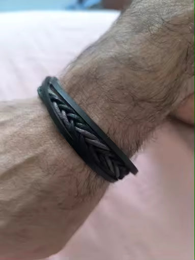 Black Brown Bracelet Set