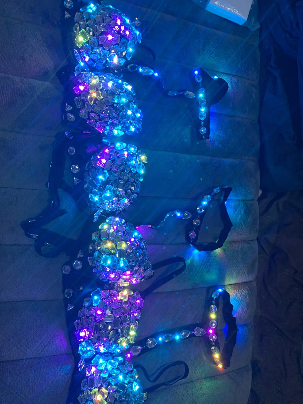 Led Light Bra Costume