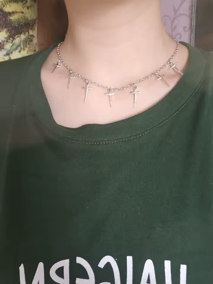 Dagger Minimalist Necklace