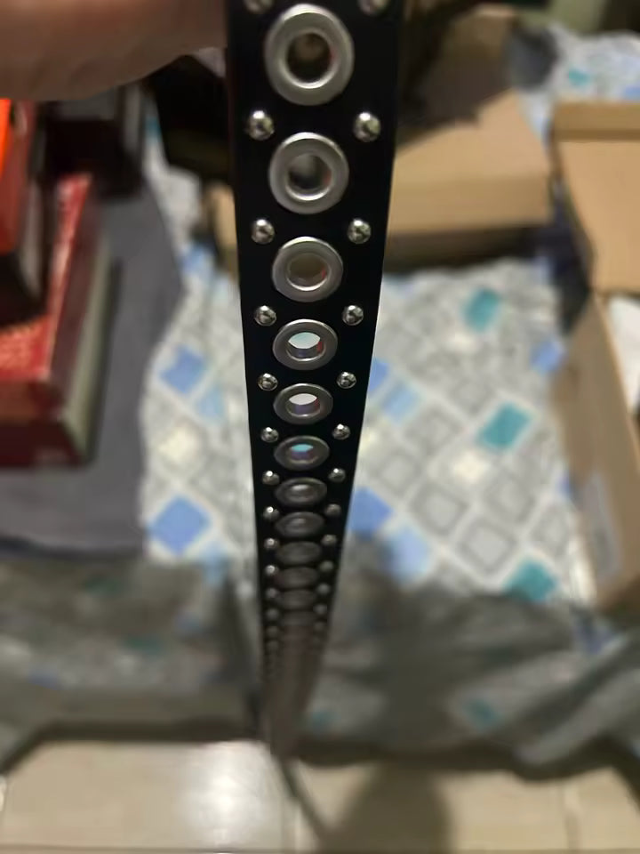 Grommet Black Belt Plus Size