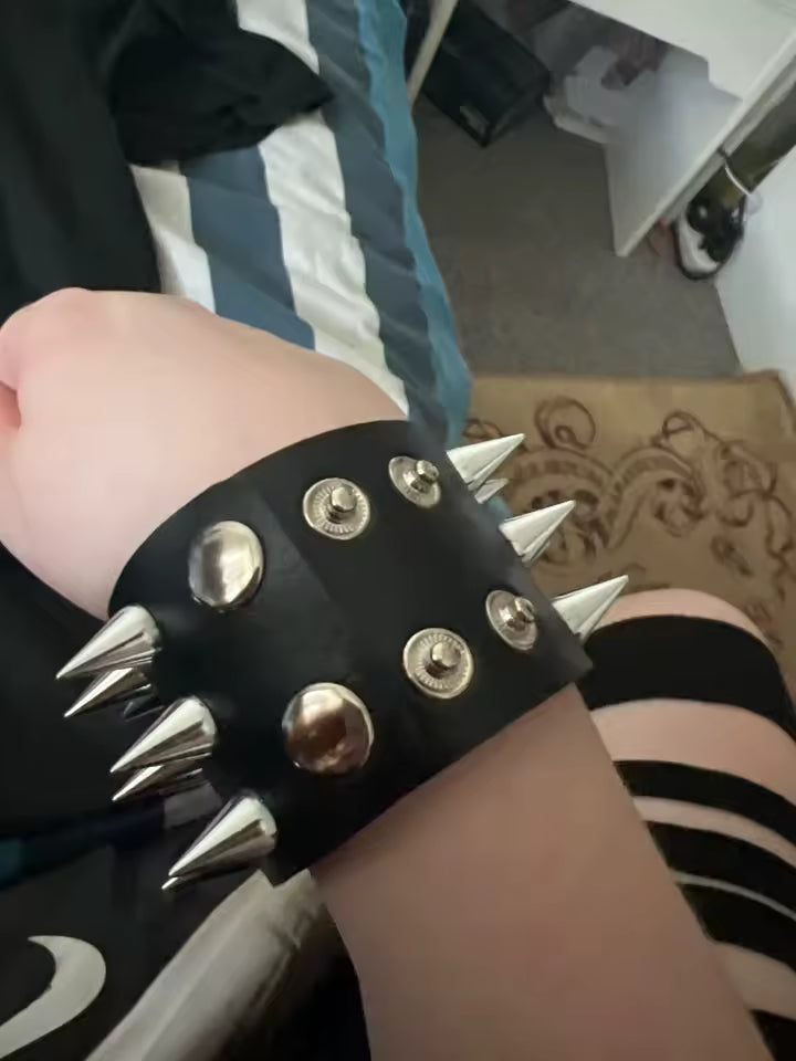 Rock Spiked Bracelet